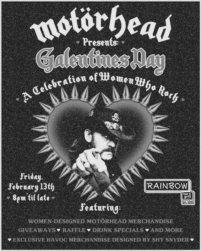 Motörhead Bring Galentine’s Day to the Rainbow with a Night Celebrating Women Who Rock