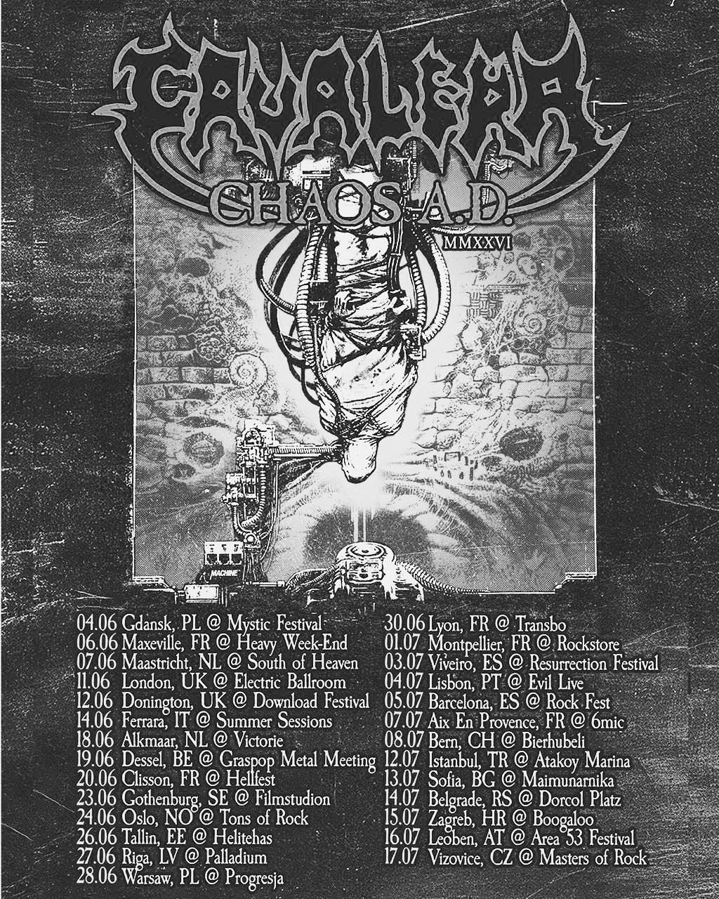 CAVALERA CONSPIRACY Return to Europe For 2026 Summer Festival Run