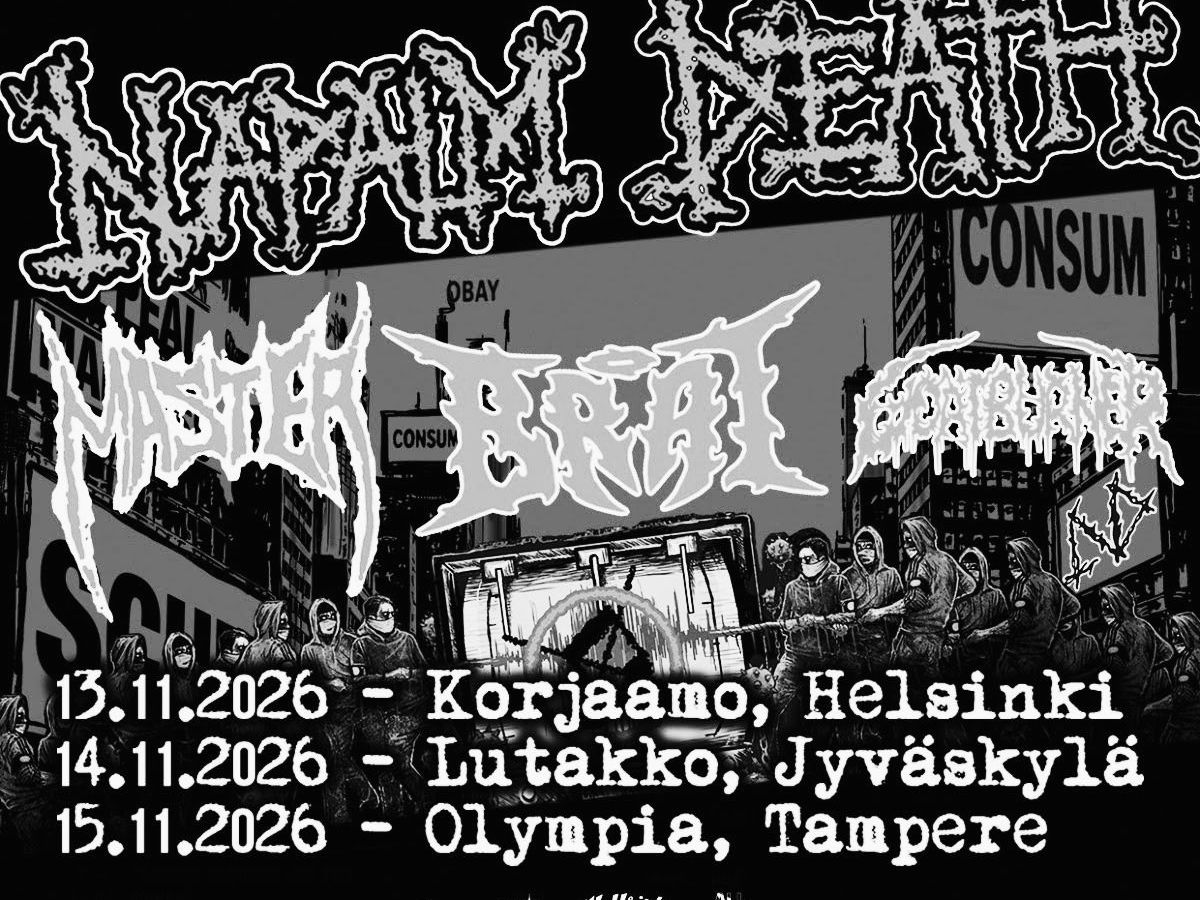 Napalm Death bring legendary “Campaign for Musical Destruction” tour to Finland this&nbsp;November