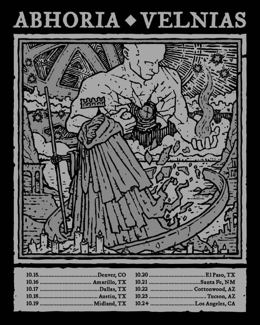 ABHORIA and VELNIAS join forces for atmospheric US tour