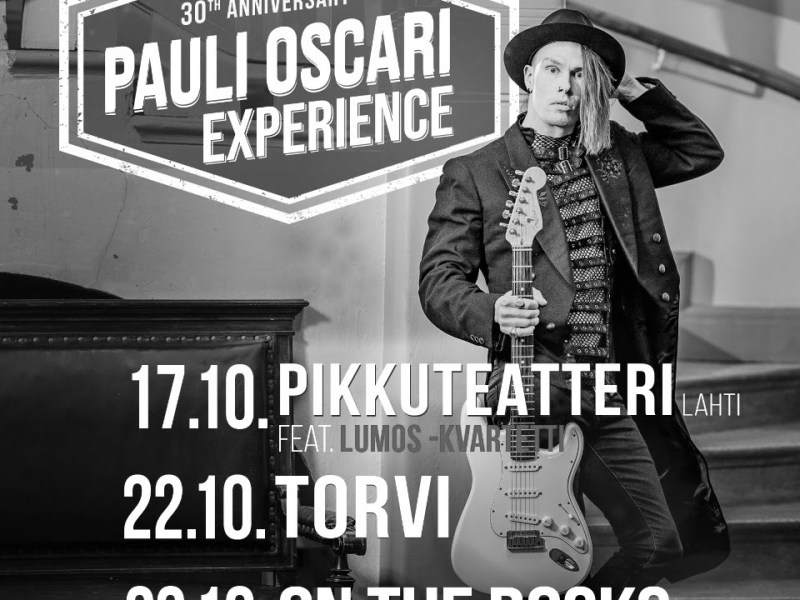 Finnish guitar virtuoso Pauli Hauta-aho celebrates 30-year career with three special&nbsp;concerts