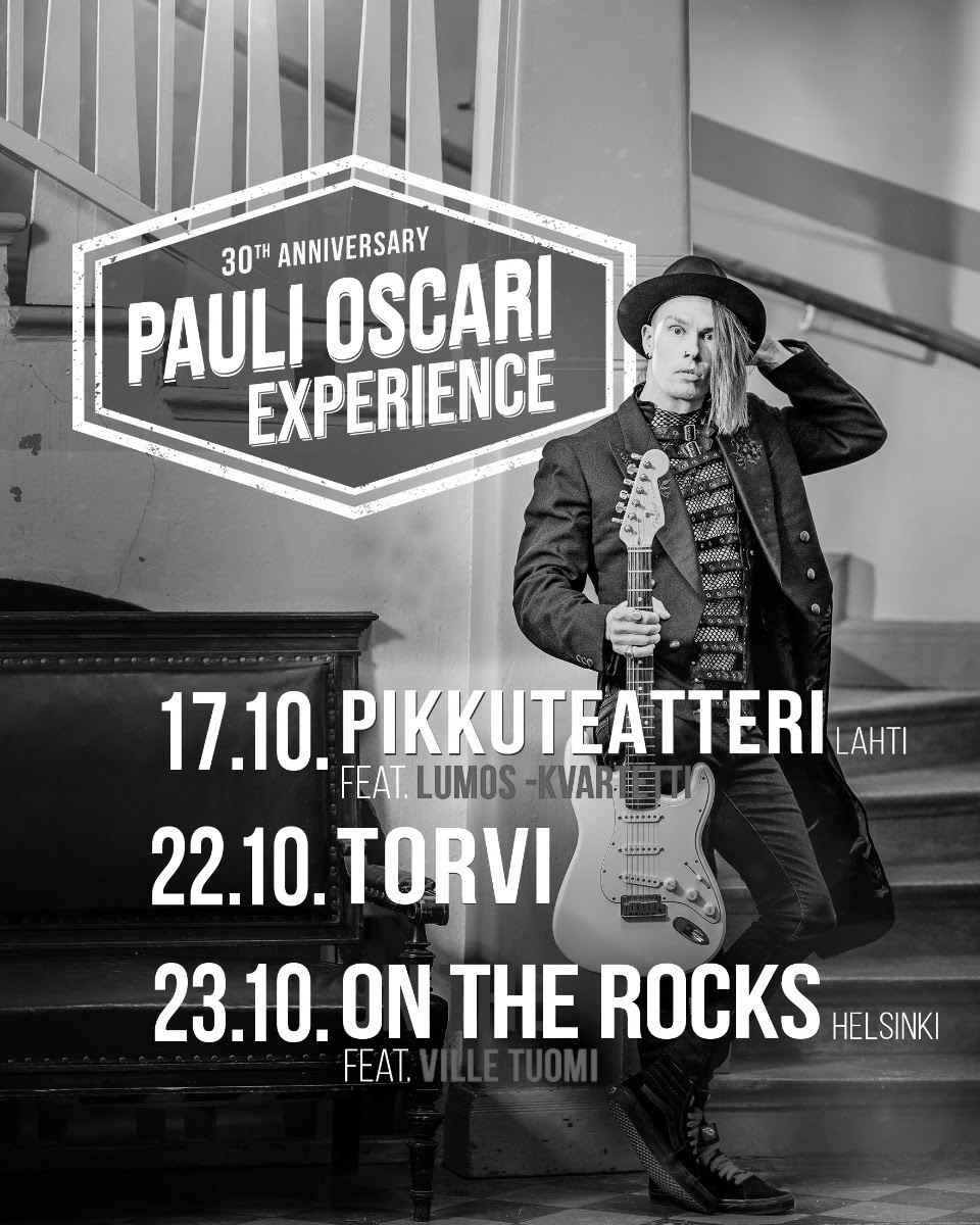 Finnish guitar virtuoso Pauli Hauta-aho celebrates 30-year career with three special concerts